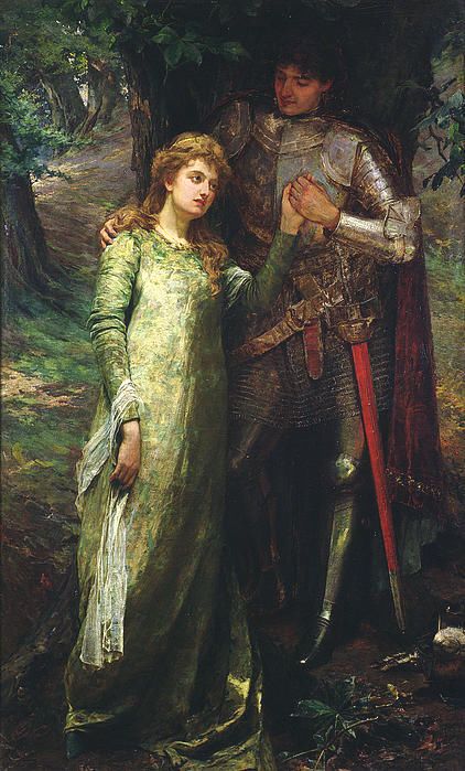 A Knight And His Lady by William G. Mackenzie